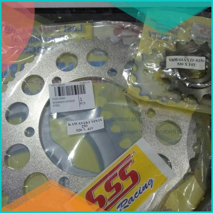 gear set sss kawasaki ninja 250 karbu 250 fi ninja z250 ninja mono rr