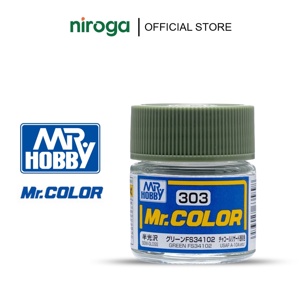 Mr. COLOR C303 Green FS34102 – Mr. Hobby Lacquer cat model kit