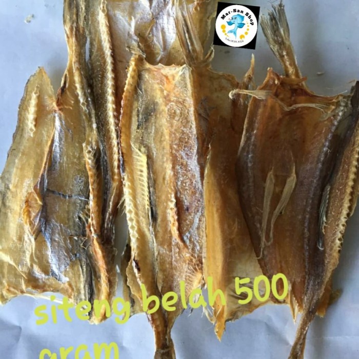 

Ikan Asin Siteng Belah Tawar Super/ Jambrong 500 Gram