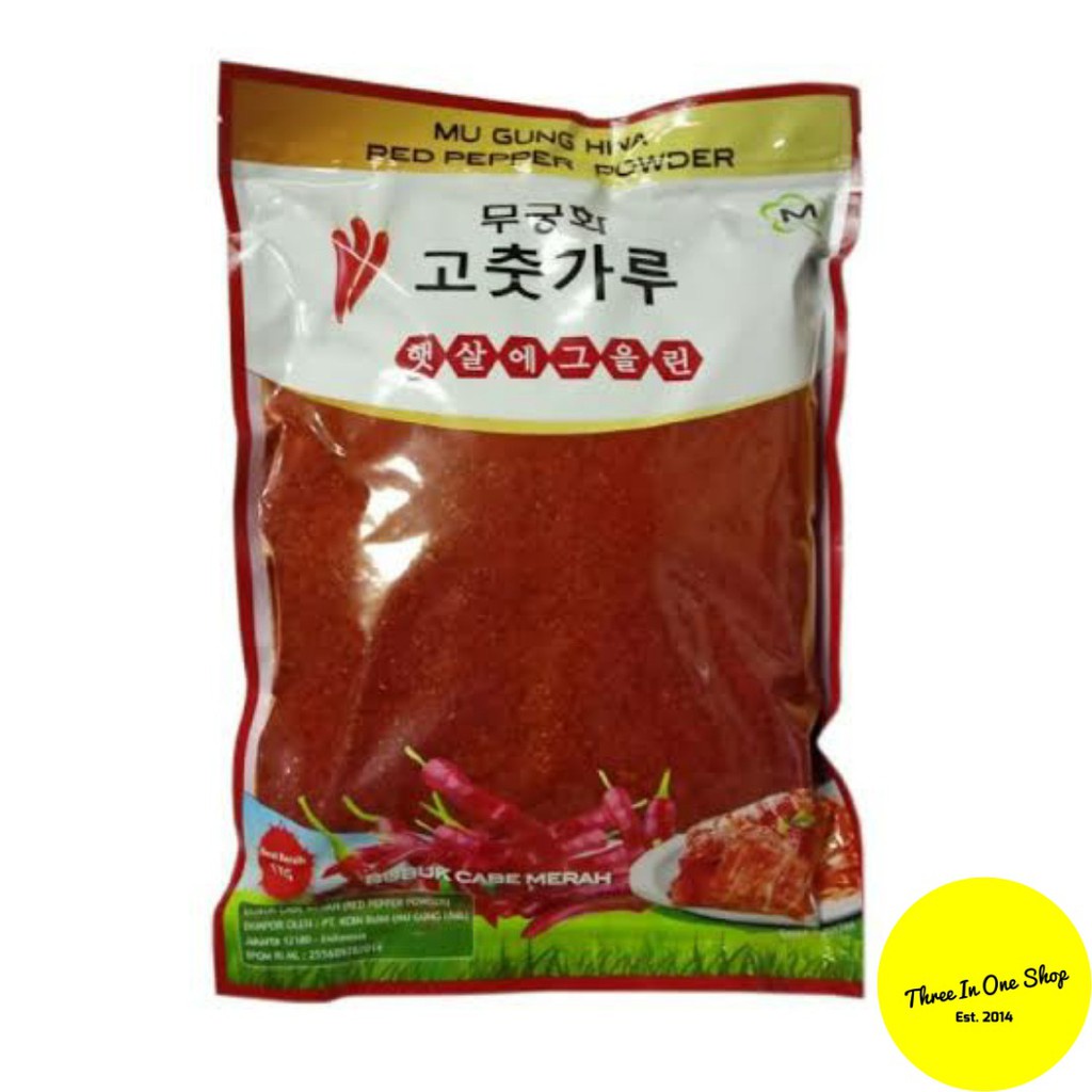 

[READY STO] Mugunghwa Gochugaru 1kg - Red Pepper Powder - Cabai Bubuk Korea Kasar