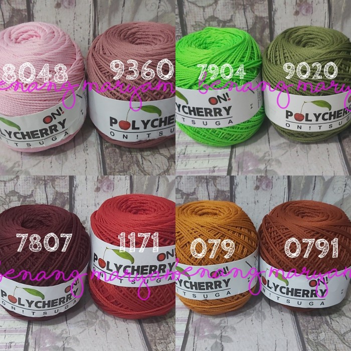 

Terbaru Benang Rajut - Crochet Yarn - Onitsuga Polycherry1 Promo Terlaris