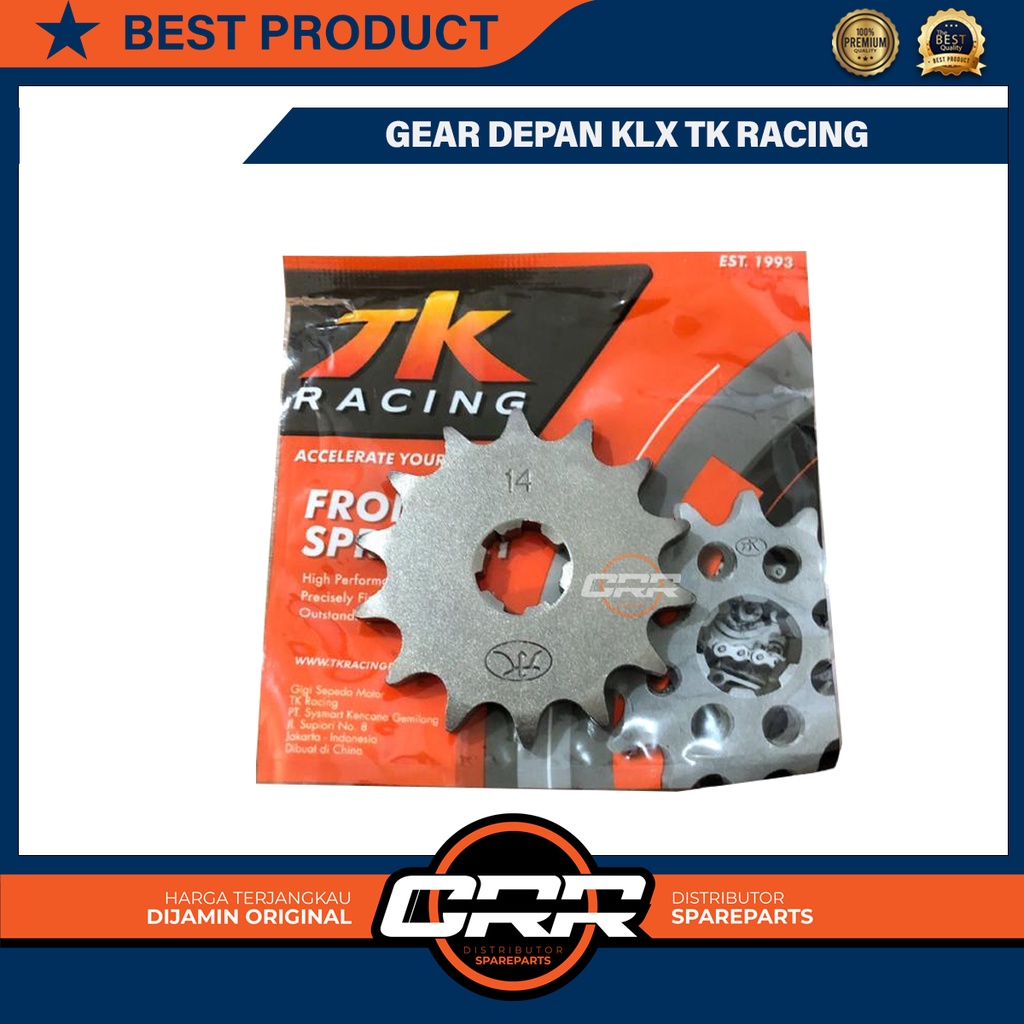 GEAR DEPAN KLX 150 UKURAN 428-14 520-12 520-13 428-13 520-11 TK RACING