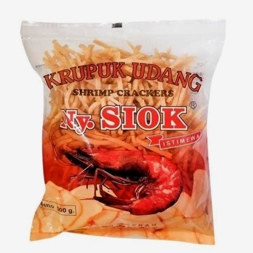 

Kerupuk - Kerupuk Udang Stick(Panjang) Nyonya Siok/Ny. Siok. Uk 500Gram