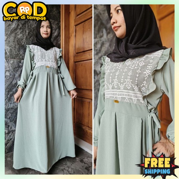 Baju Bridesmide Gamis Polos Elegan Baju Gmi Buju Games Kekinian Termurah Bj Gammis Lebaran Gamis Ter