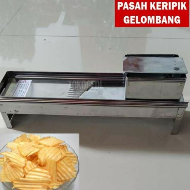 

Keripik - Singkong Pemotong Alat Stainless Bawang Keripik Potong Kentang Awas Or