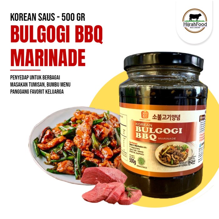 

Jinsung Korean Buogi Marinade Sauce / Saus Marinasi Buogi