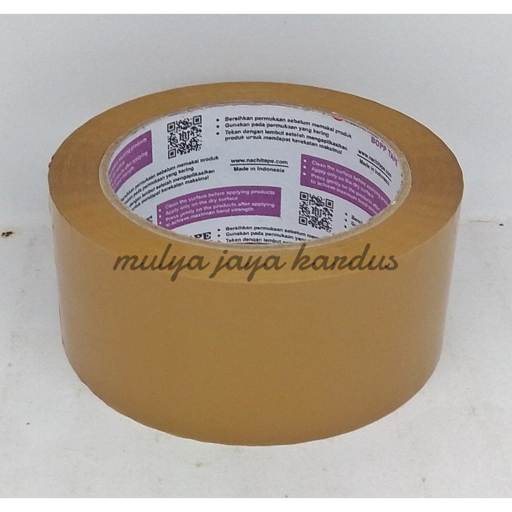 

Lakban Nachi Coklat Isolasi Nachi Coklat 2inch 48mm 100yard
