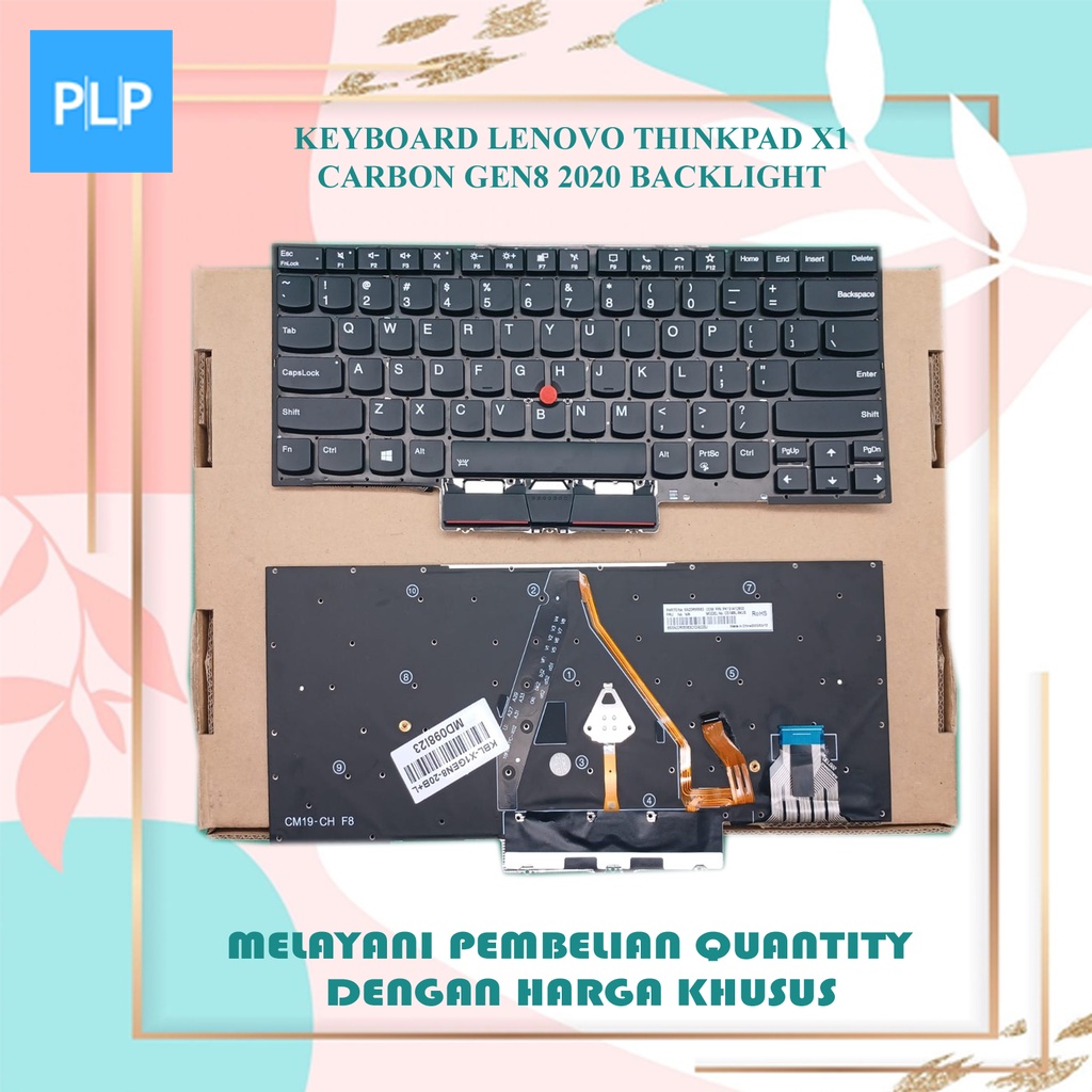 Keyboard Lenovo Thinkpad X1 Carbon GEN8 2020 Backlite Pointer