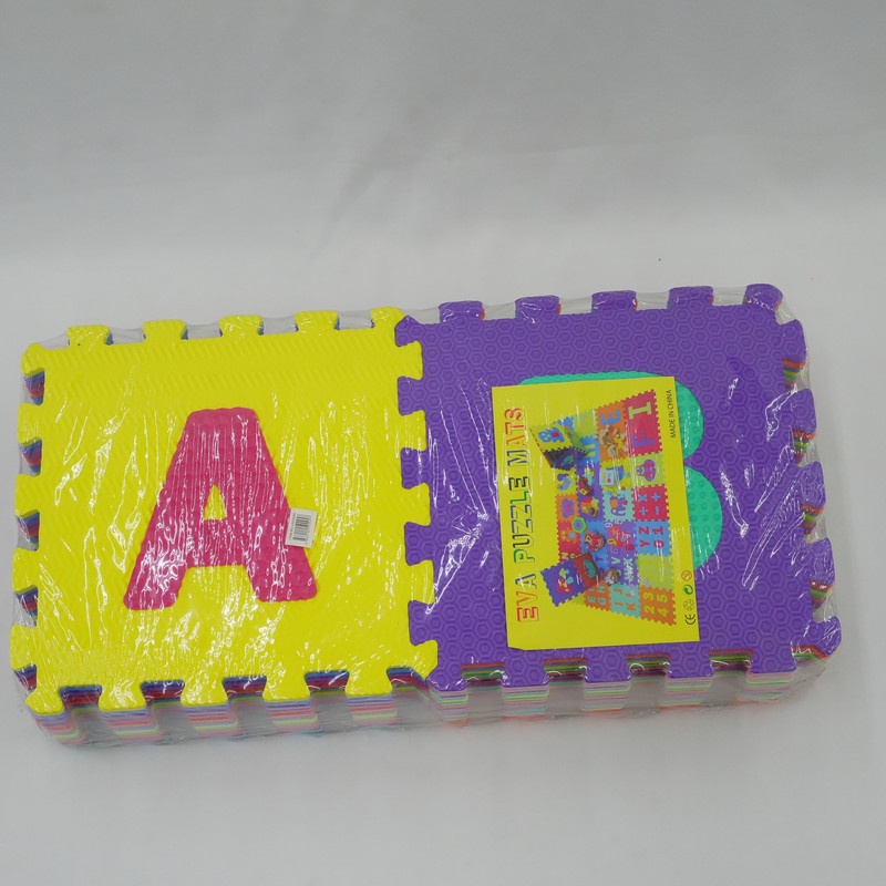 Matras Alas Lantai/Huruf Alfabet Abjad/ Puzzle Matras Abjad Angka Mini Tikar Karpet Evamats Playmat 
