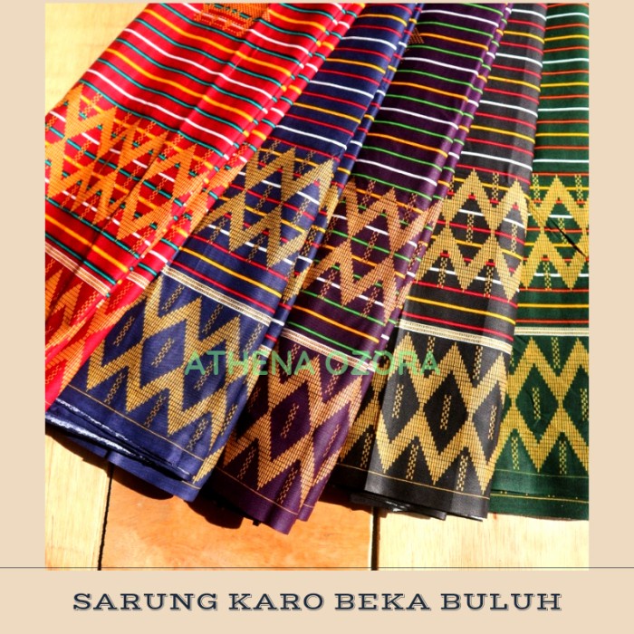 Kain Sarung Batak Karo Motif Beka Buluh / Ks1