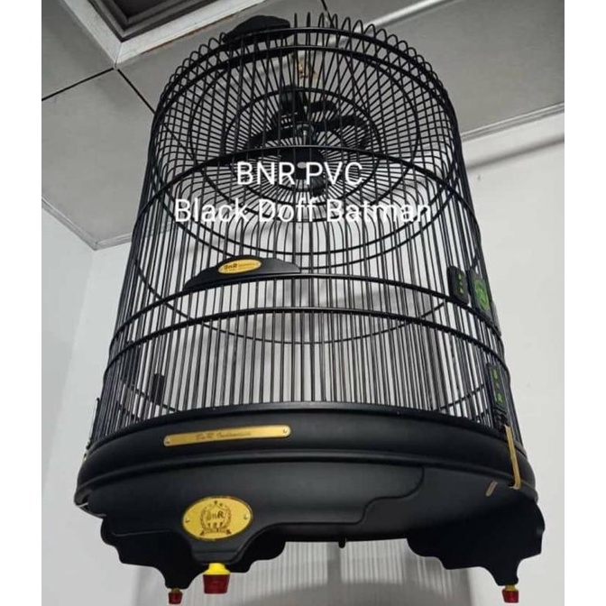 TERLARIS Sangkar kandang murai BnR pvc black doff