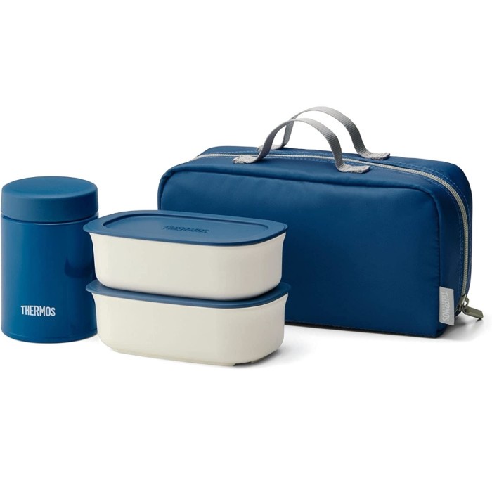Thermos Jea-800 Nvy Vacuum Insulated Soup Lunch Set, Navy