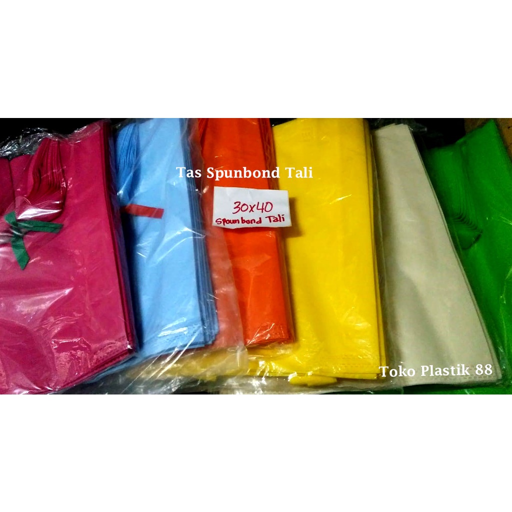 

Tas Kain Spunbond Goodie Bag Tali Hls 30X40X8 (1 Lusin) Hls3040