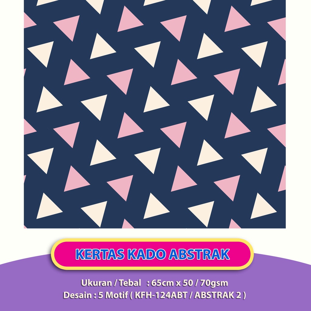 

Kertas Kado Abstrak Isi 50 / Bungkus Kado Motif Kfh-124Abt