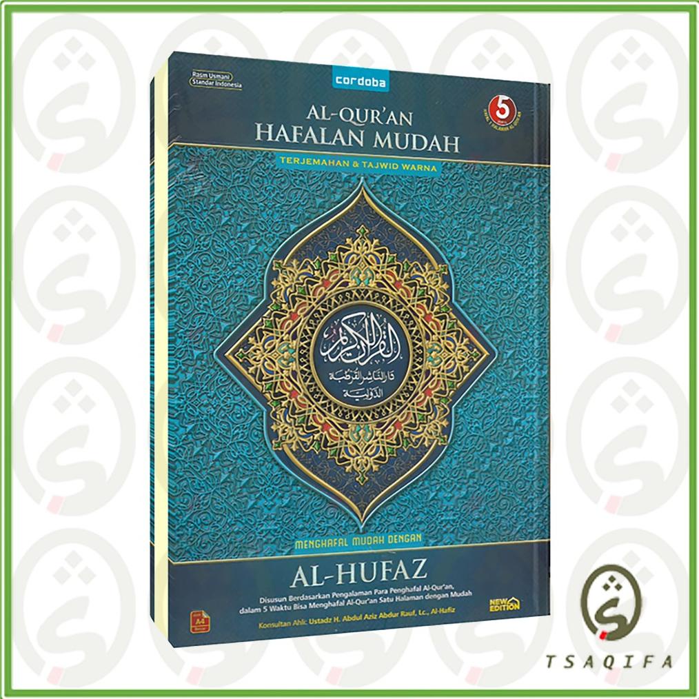 AlQuran Hafalan Al Hufaz Ukuran A4 HC Penerbit Cordoba AlQuran Terjemah Tajwid Warna AlQuran Hafalan