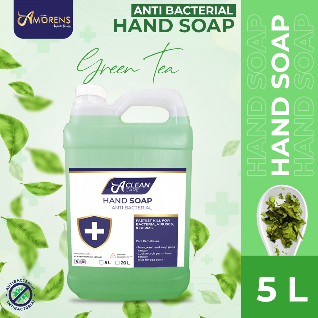 Sabun Cuci Tangan / Hand Soap / Hand Wash Antiseptik Antibacterial 5 Liter A Clean Care