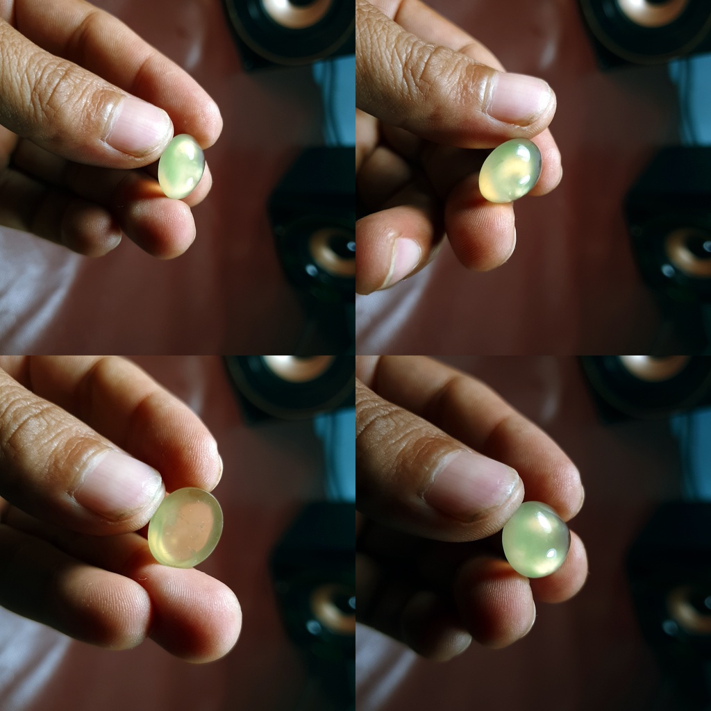 BATU CINCIN NEON POLOS KERISTAL IDOCRASE ACEH  NO74