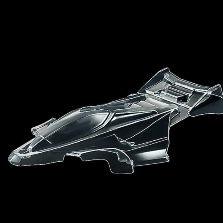 TAMIYA 95646 MINI 4WD Neo VQS clear body Chassis Bahasa indonesia