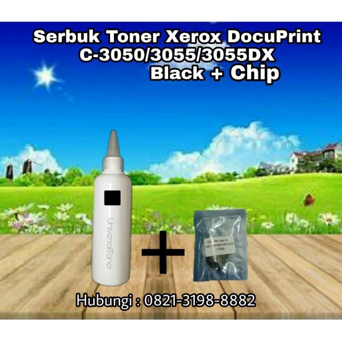 Serbuk Toner Xerox Dp C3050 C3055 C3055Dx C-3050 3055 Black + Chip Best