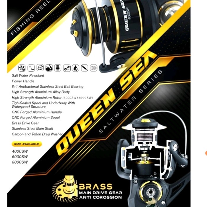 REEL DAIDO QUEEN SEA 4000,6000 SW