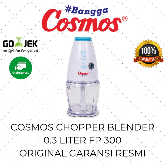 Cosmos Chopper Blender Mini Fp 300 / Coper Belender Daging Bumbu Dapur