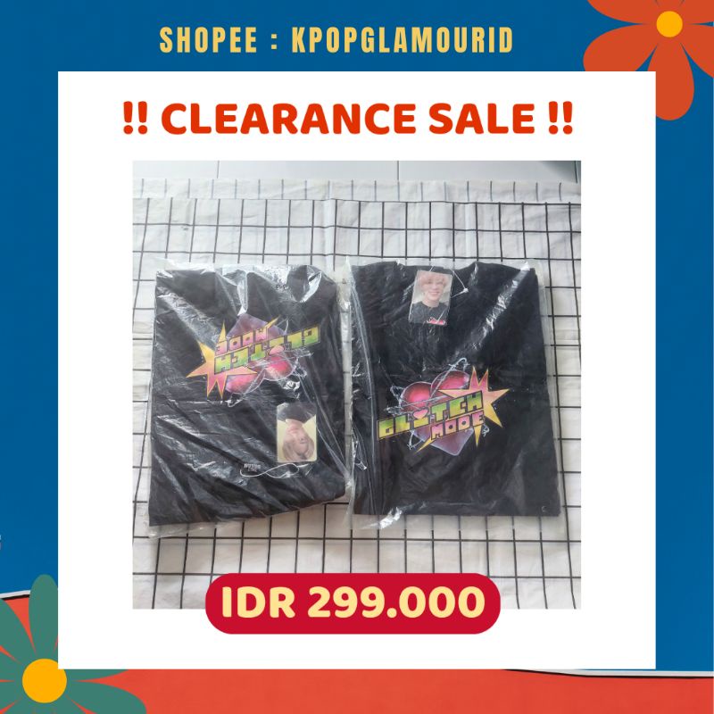 ‼️CLEARANCE SALE‼️ (READY STOCK) T SHIRT JENO GLITCH MODE  POP UP + PHOTOCARD