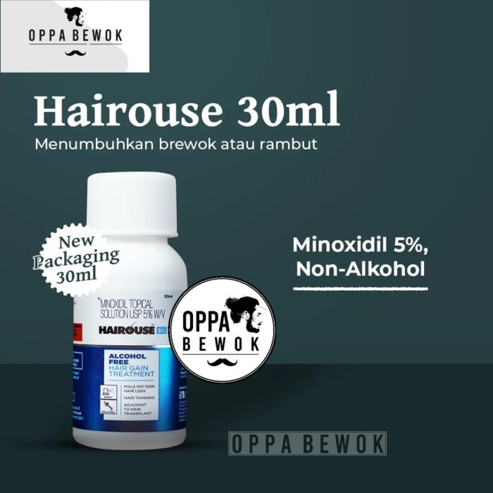 Hairouse Minoxidil Original 100% Terbaru Hair & Bread Treatment