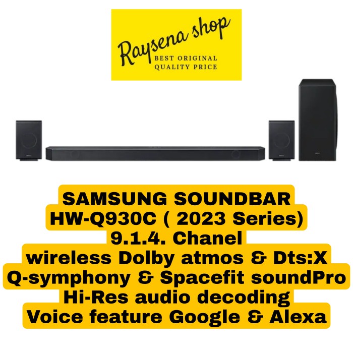 SAMSUNG HW-Q930C / Q930C WIRELESS ATMOS SOUNDBAR 2023 series