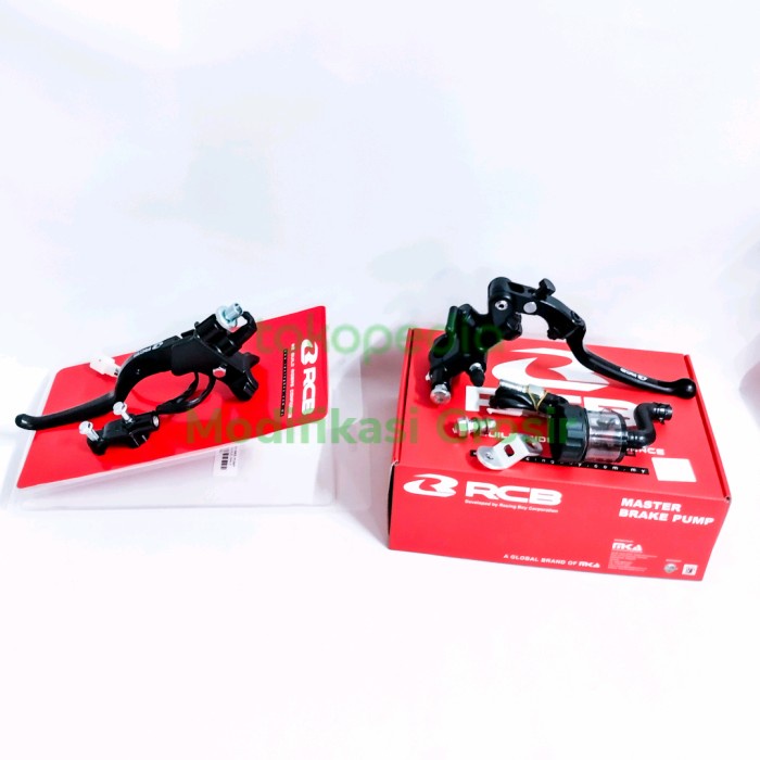 ✨Termurah Master Rem Rcb Racingboy S1  Handle Kopling Rcb E2 100 Ori - Black Limited