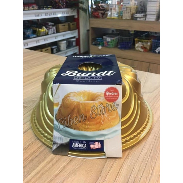 

[Baru] Nordic Ware Chiffon Bundt Pan Terbatas