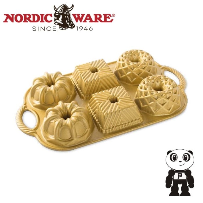 

[Baru] Nordic Ware Geo Bundtlette Pan Terbaru