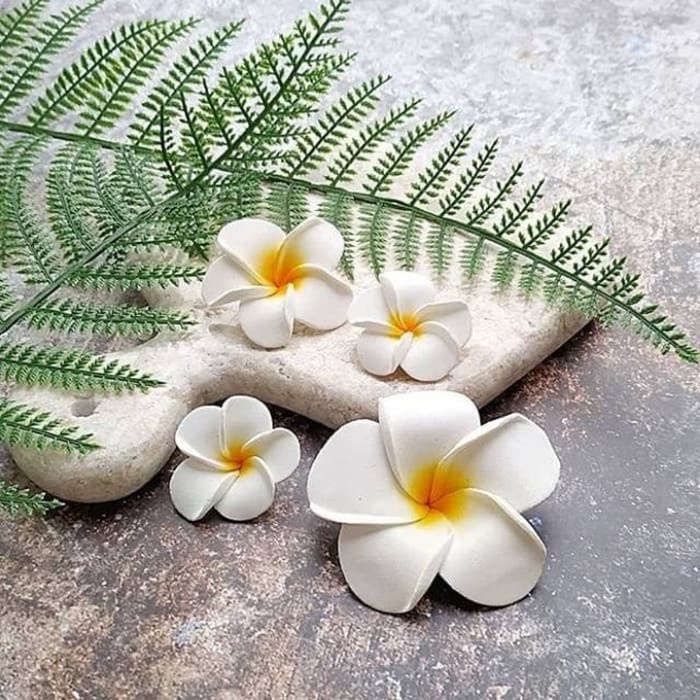Promo Bunga Kamboja Palsu Frangipani Artificial Flower Properti Foto