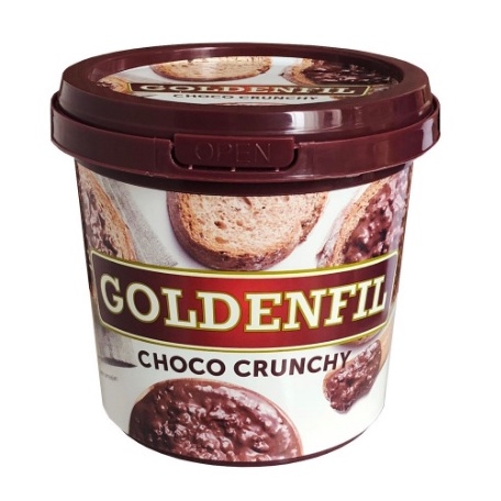 

Goldenfil Selai Roti Choco Crunchy 1Kg / Selai Coklat Crunchy / Selai Cokelat Halal