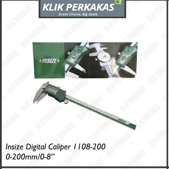 Jangka Sorong Digital INSIZE 1108-200 Digital Caliper 0-200mm