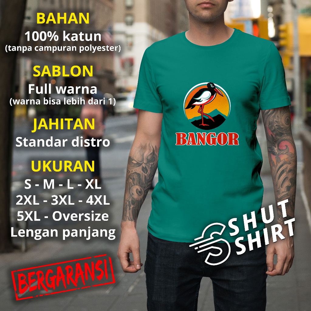 Kaos Distro T Shirt Pria & Wanita Original Size S M L XL & Jumbo Oversize XXL XXXL XXXXL Lengan Panj