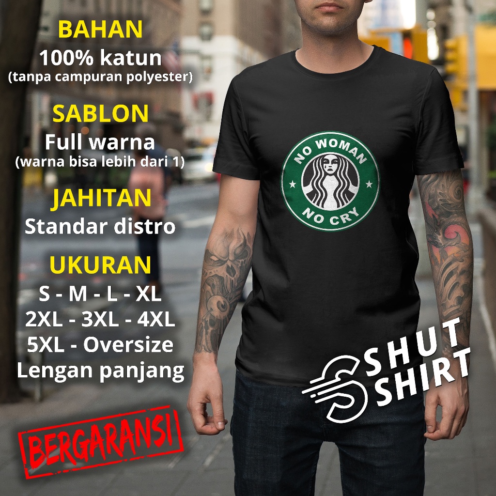 Kaos Distro T Shirt Pria & Wanita Original Size S M L XL & Jumbo Oversize XXL XXXL XXXXL Lengan Panj