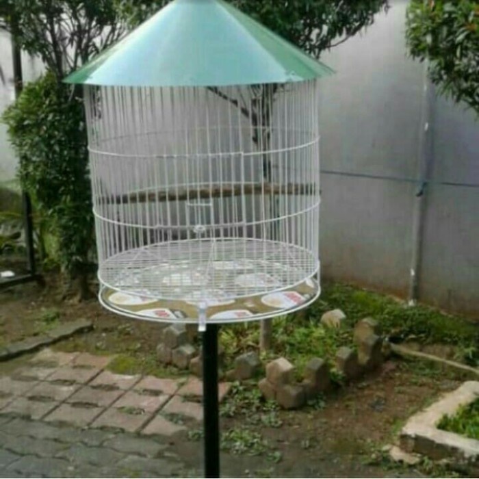 Promo Kandang Burung Besi Apolo Kaki Satu