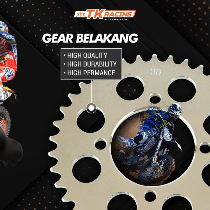 Gear Gir Belakang Tk Yamaha Mx King Size 42841-45Original Tk