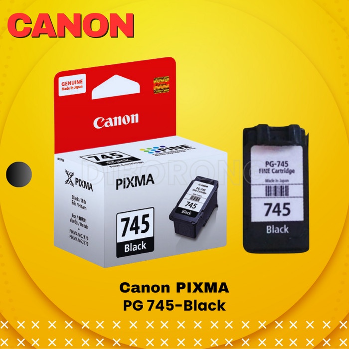 

For Sale Cartridge Canon Ink Pg-745 Black Original High Quality