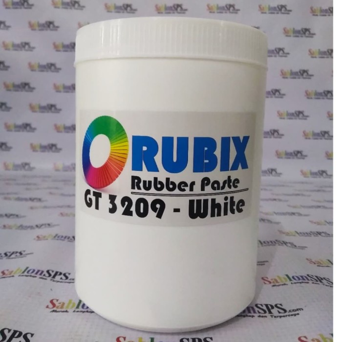 

Ready Tinta Sablon Rubber Glossy Rubix Gt 3209 White Best Quality
