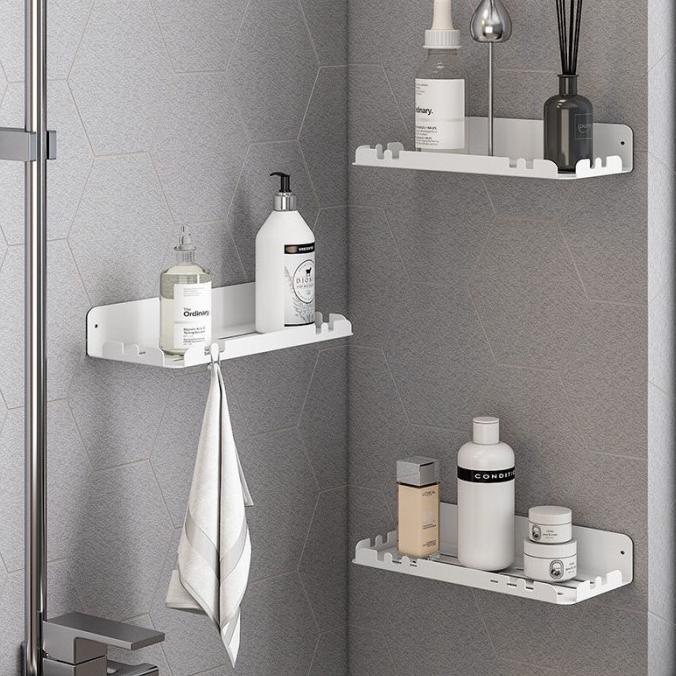 Rak Dinding Rak Cermin Aksesoris Kamar Mandi Rak Toilet Organizer