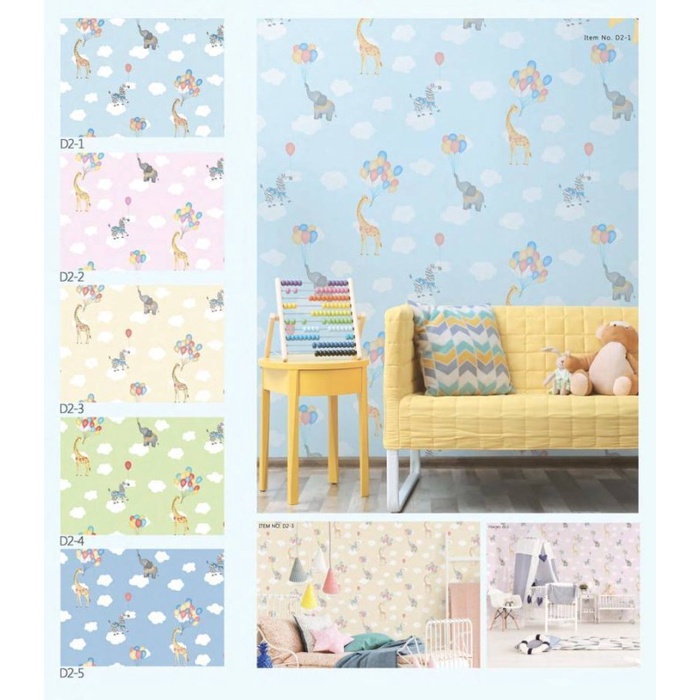 Emmir Wallpaper Dinding Kamar Anak Murah 10M Terbaru Premium Dreamland