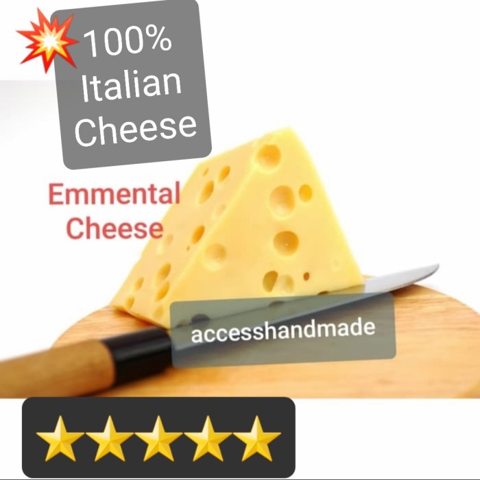 

Terbaru Emental Swiss Cheese Keju Emmental Semi Hard Soft Deli 250Gr Termurah Promo Terlaris