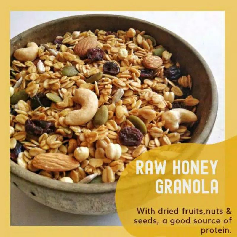 

Raw Honey Granola 500Gr