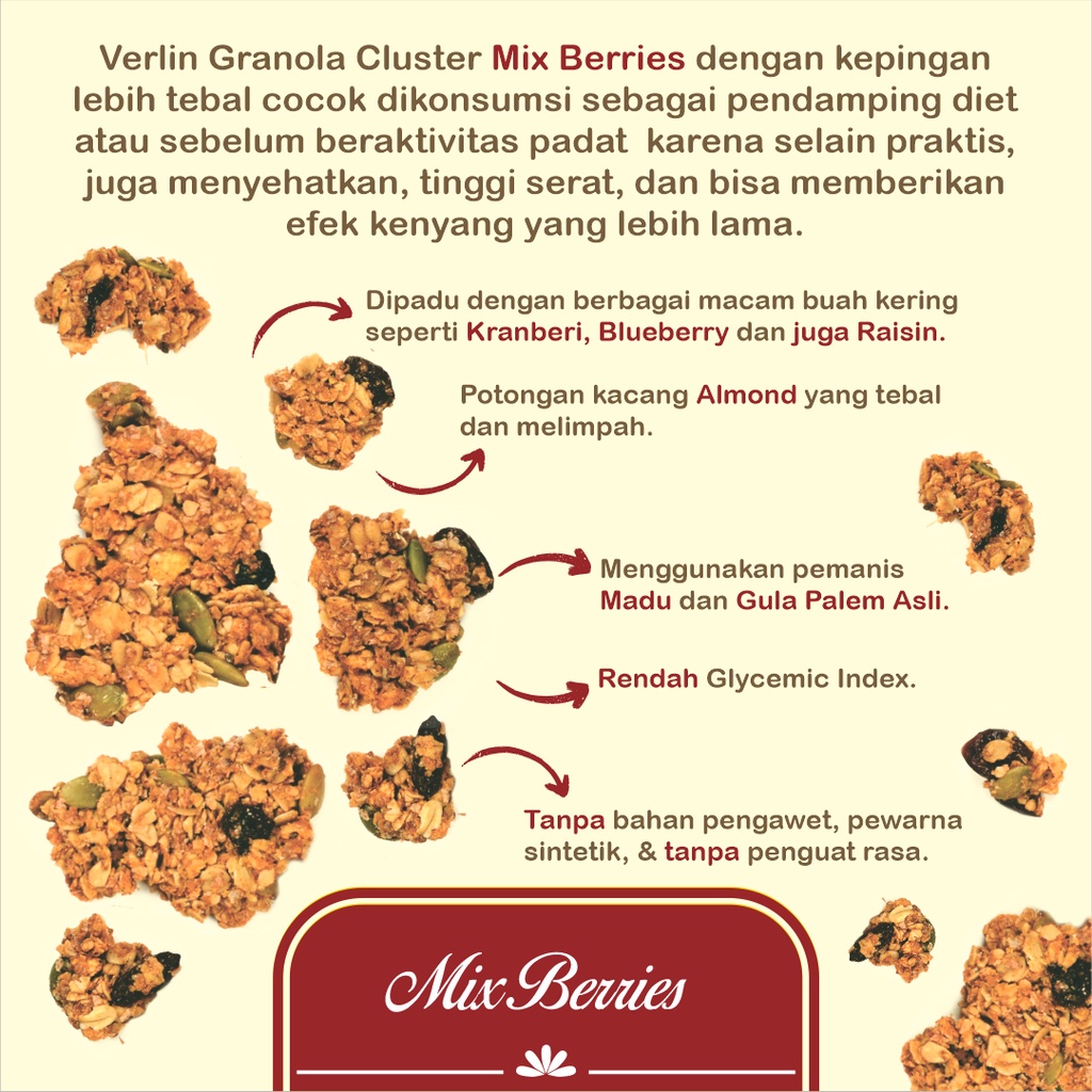 

Paket Verlin Granola Cluster