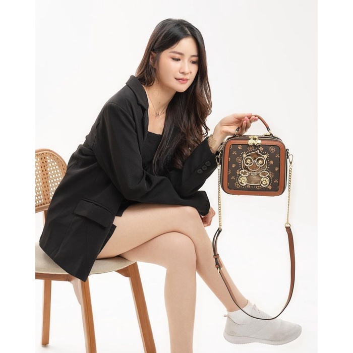 CreamBear C11981 Tas Selempang Woman Cream Bear