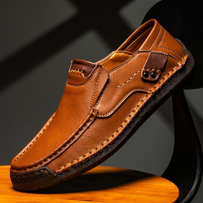 Promo Import Klasik Nyaman Sepatu Pantofel Pria Kulit Asli Formal Slip On
