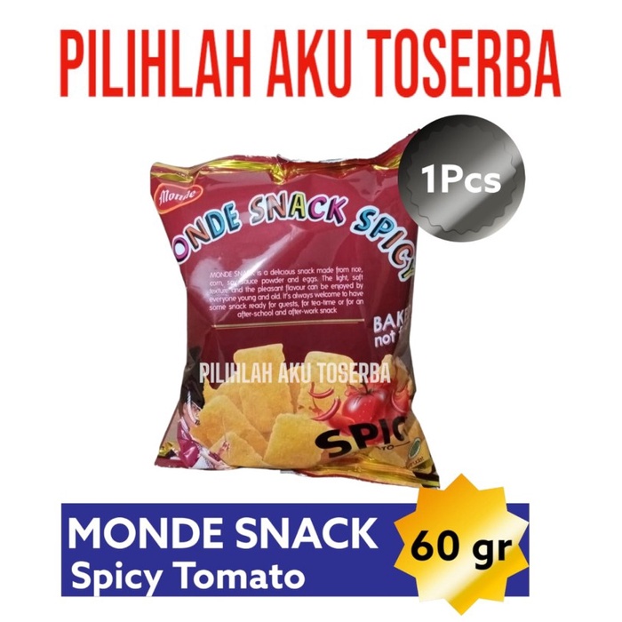 

Monde Serena Sna Spicy Tomato 60 Gr - ( Harga 1 Dus Isi 30 )