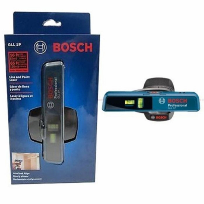 Bosch GLL 1 P Line and Point Laser Level - Pengukur Laser Multifungsi