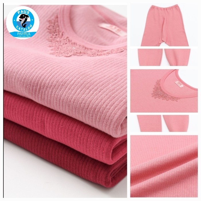 

Longjhon Thermal Wanita Set Long-Sleeve Original 100% Dan Terpercaya